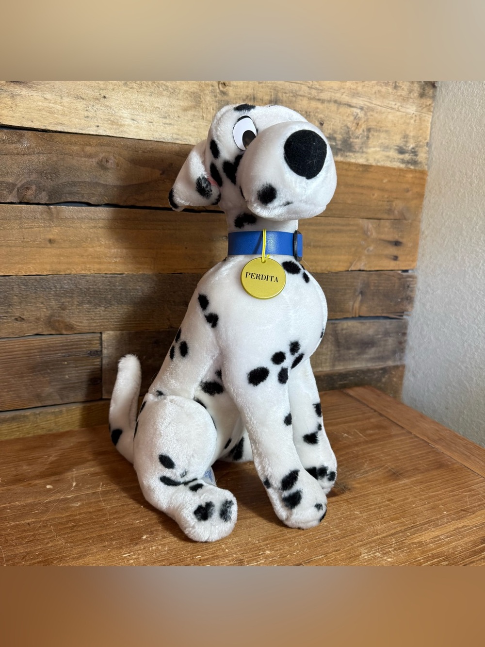 VTG 1990s Disney Store 101 Dalmatians Perdita 13.5" Plush Canasa Trading‎ Corp